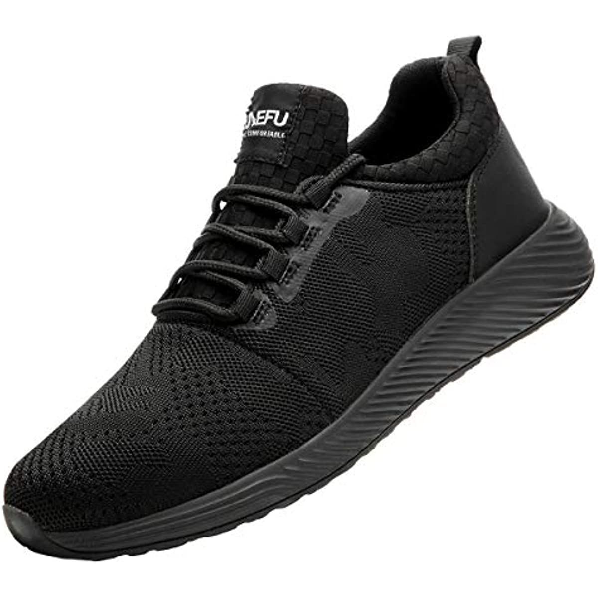 JIEFU Work Shoes for Men; Comfortable Steel Toe Shoes for Standing All Day Non Slip Construction Sneakers; men Sneaker