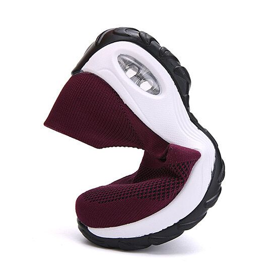 Women Breathable Walking Shoes Slip on Mesh Sneakers