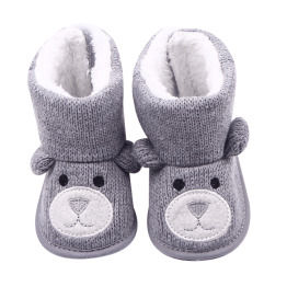 Baby Winter Boots Infant Toddler Newborn Cute Cartoon Bear Shoes